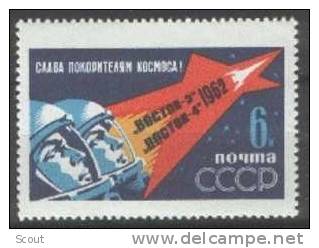 RUSSIA – URSS - RUSSIE - 1962 -  VOSTOK - YT 2552 ** - Europe