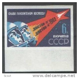 RUSSIA – URSS - RUSSIE - 1962 -  VOSTOK - YT 2552 NON DENTELLATO ** - Europe