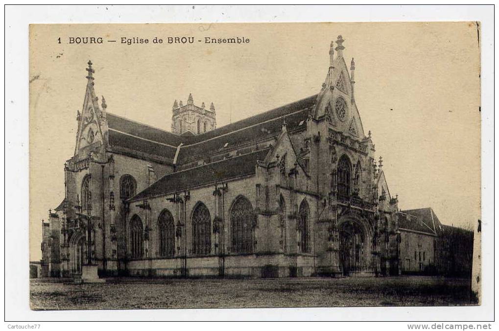 P1- église De BROU - Ensemble (1914) - Brou - Chiesa