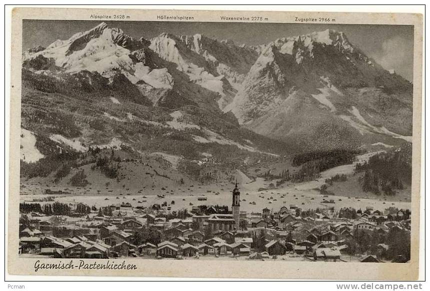 GERMANT -- Garmisch - Partenkirchen -- Free Military Mail -- U.S. Army - SENT 1947 - Garmisch-Partenkirchen