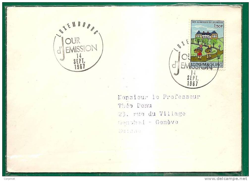 AUBERGES De JEUNESSE - FDC Yvert # 706 - FDC