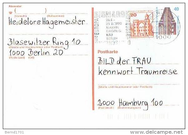 Germany / Berlin - Postkarte Echt Gelaufen / Postcard Used (D1242) - Postkarten - Gebraucht