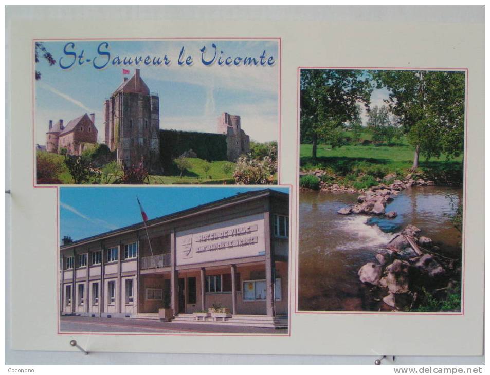 St  Sauveur Le Vicomte - Vues Diverses (Hotel De Ville) - Saint Sauveur Le Vicomte