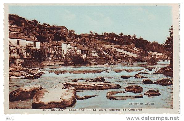 Dép 44 - Barrages - T322 - Boussay  - La Sèvre - Barrage De Chaudron - Bon état - Boussay