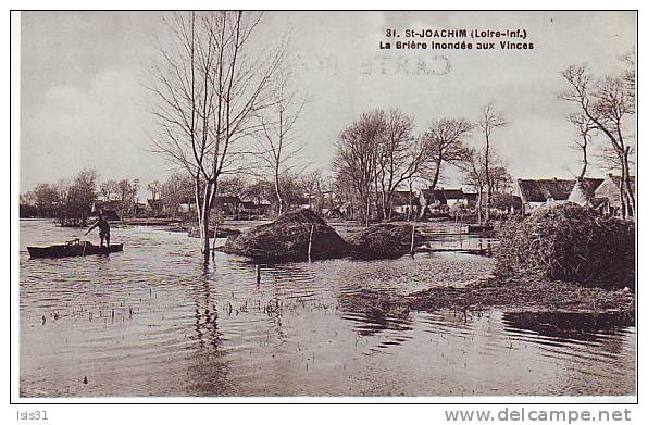 Dép 44 - T324 - Saint Joachim - La Brière Inondée Aux Vinces - Bon état - Saint-Joachim