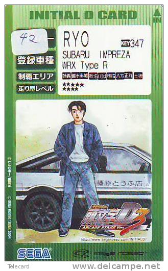 Carte Japon Jeu Video - (42)  SEGA ARCADE STAGE SUBARU  - Game Card Japan  - Spiel Karte Japan - CINEMA - Jeux