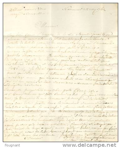 Belgique: Précurseur:1762:de NAMUR à BRUXELLES.Pour Mr Pierre Ivens,négociant. - 1714-1794 (Austrian Netherlands)