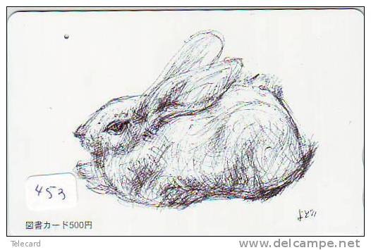 Carte Japon - LAPIN (453) Rabbit LAPIN KONIJN Kaninchen Conejo Animal Tier - Conejos