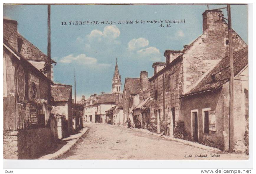 49.280/ TIERCE - Arrivée De La Route De Montreuil - Tierce