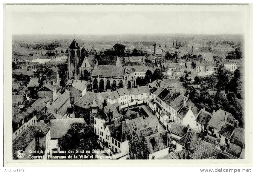 COURTRAI-KORTRIJK - Panorama De La Ville Et Béguinage - Kortrijk