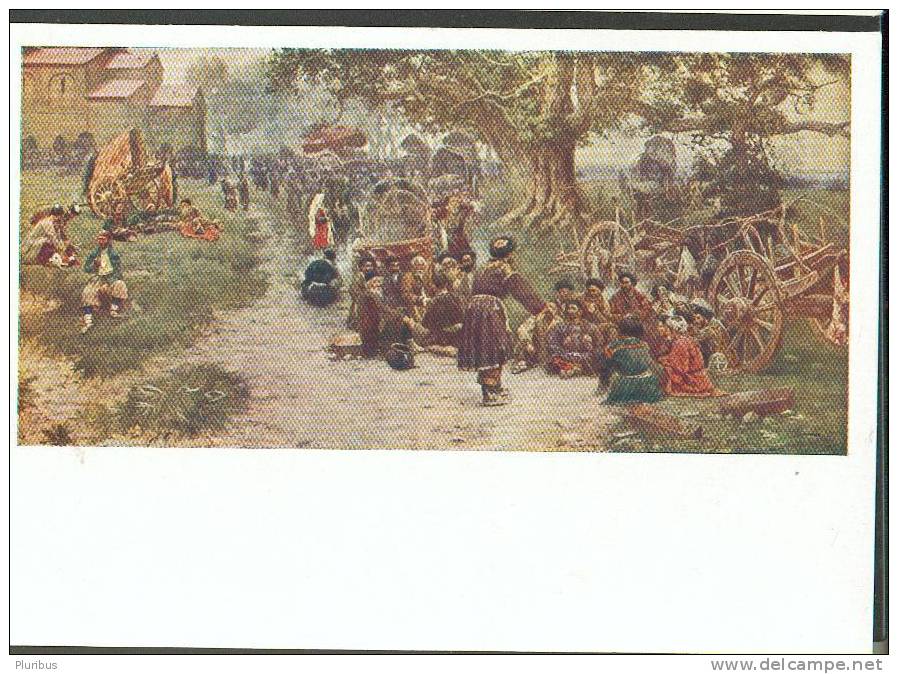 RUSSIA CAUCASIA GEORGIA HEVSURETIA, Graveyard , OLD POSTCARD - Georgia