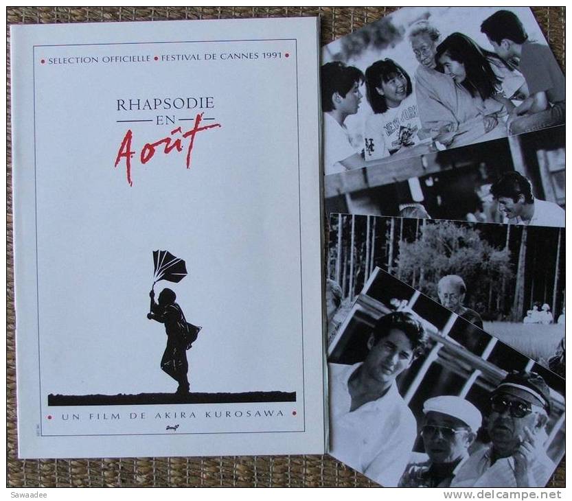 DOSSIER DE PRESSE - FILM - RHAPSODIE EN AOUT - AKIRA KUROSAWA - Film/ Televisie