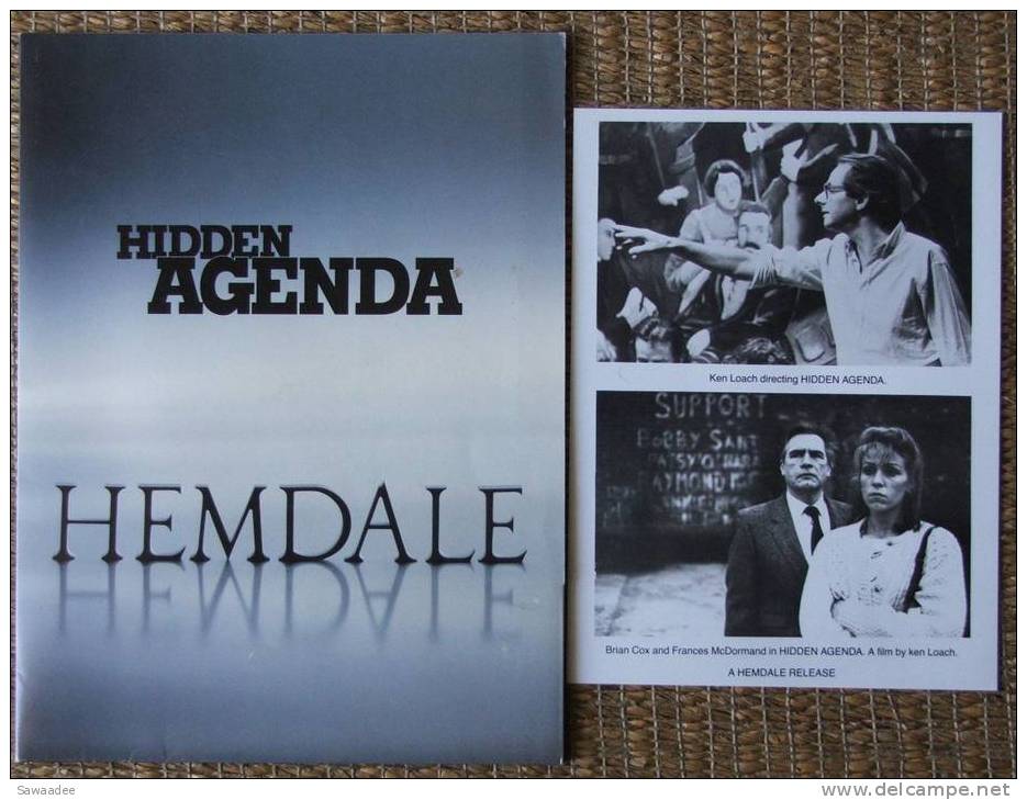 DOSSIER DE PRESSE - FILM - HIDDEN AGENDA - KEN LOACH - Film/ Televisie