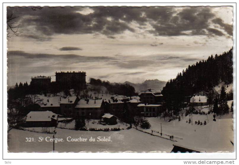 SAINT CERGUE - Coucher De Soleil - Saint-Cergue