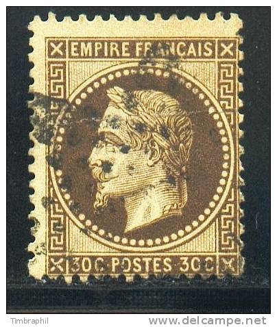 N° 30b (Napoléon Oblitéré "Etoile")  COTE= + 60 Euros !!! - 1863-1870 Napoleon III With Laurels