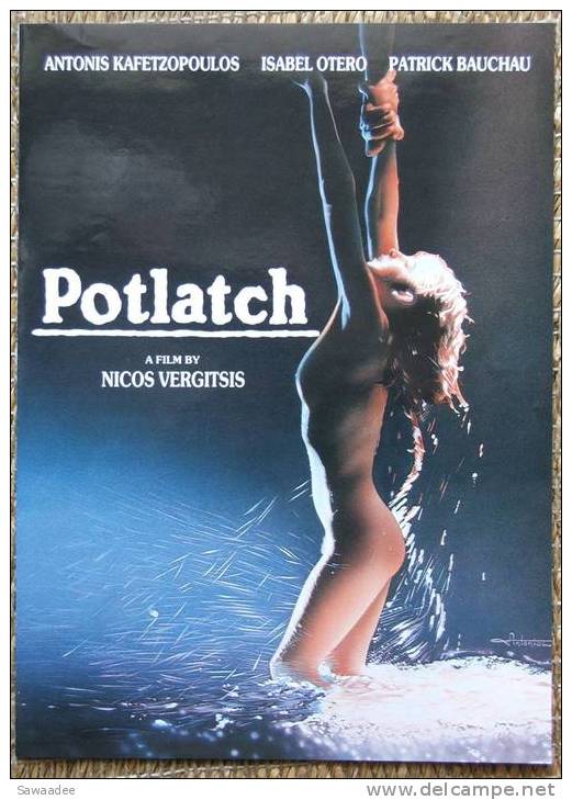 PLAQUETTE - FILM - POTLATCH - NICOS VERGITSIS - PATRICK BAUCHAU - Publicidad