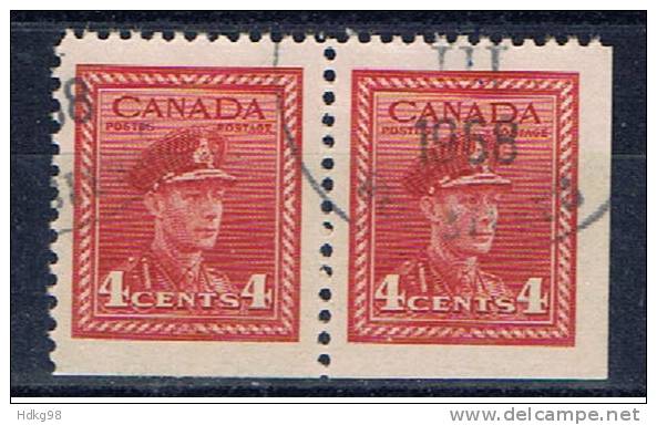 CDN Kanada 1942 Mi 221 EF George VI. - Used Stamps