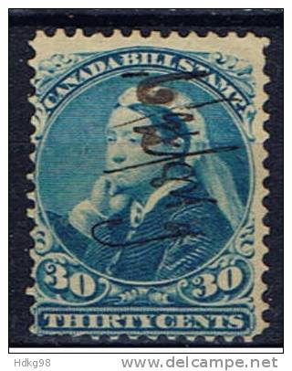 CDN+ B Kanada 1893 Mi 30 C. Victoria Bill Stamp - Gebraucht