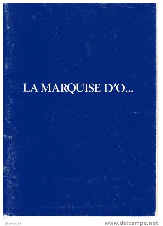 DOSSIER DE PRESSE - FILM - LA MARQUISDE D´O... - ERIC ROHMER - BILINGUE - Cinéma/Télévision