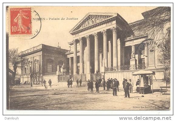 30 / FL/ NIMES, Palais De Justice,ANIMEE, Ed Des Nouvelles Galeries - Nîmes