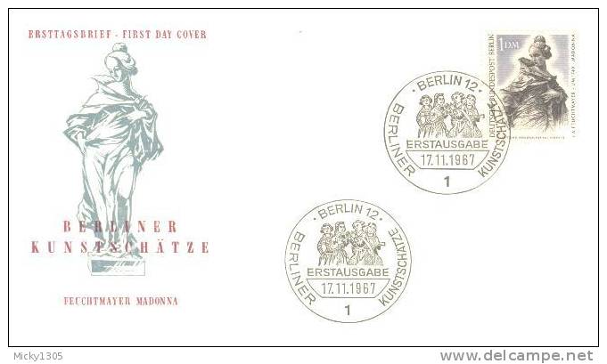 Germany / Berlin - Mi-Nr 307 FDC (q006)- - 1948-1970