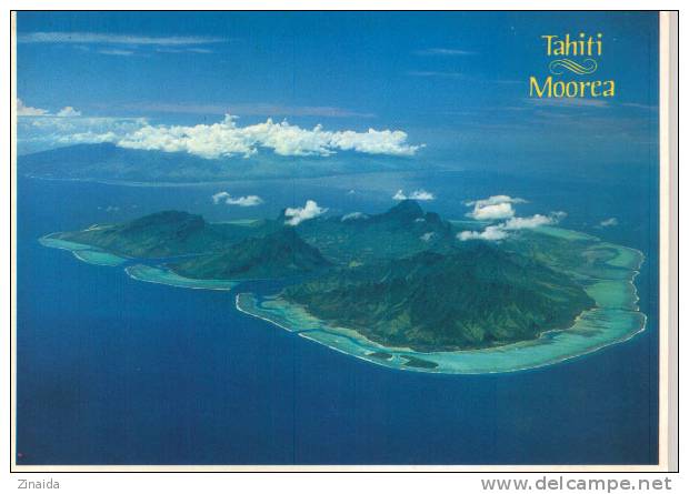 CARTE POSTALE DE TAHITI ET MOOREA DEUX ILES SOEURS - Tahiti