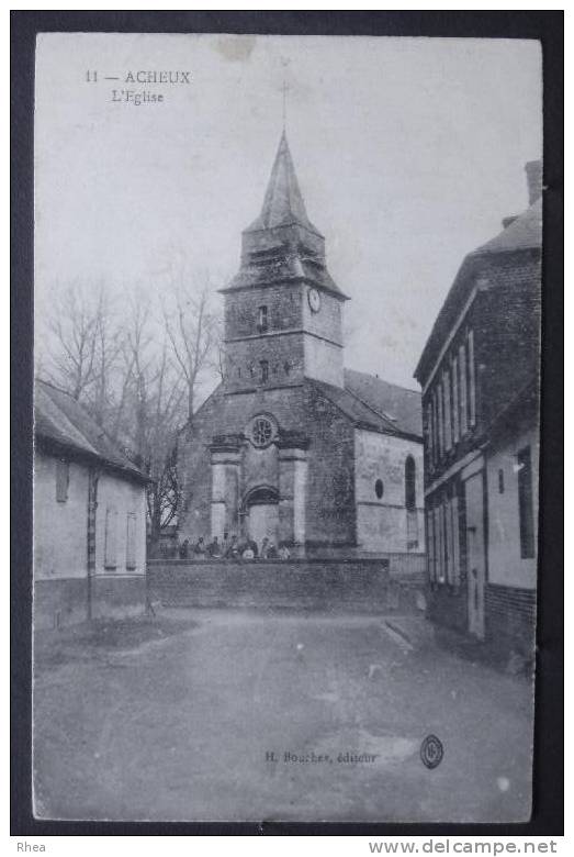 80 Acheux-en-Amiénois Eglise    D80D  K80003K  C80003C RH049431 - Acheux En Amienois