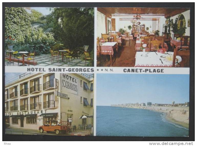 66 Canet-en-Roussillon Multi Vue Restaurant Hotel Carte Pub    D66D  K66037K  C66037C RH049538 - Canet En Roussillon