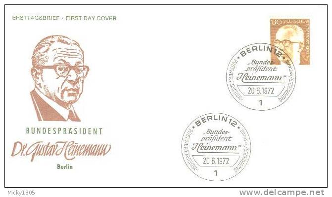 Germany / Berlin - Mi-Nr 429 FDC (q056)- - 1971-1980