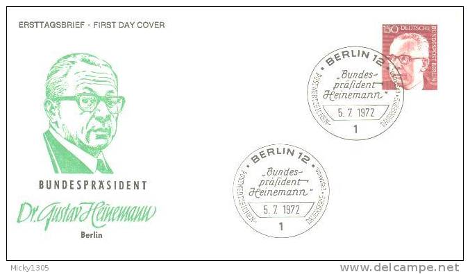 Germany / Berlin - Mi-Nr 431 FDC (q057)- - 1971-1980