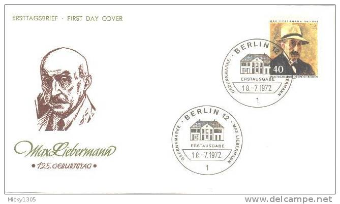 Germany / Berlin - Mi-Nr 434 FDC (q059)- - 1971-1980