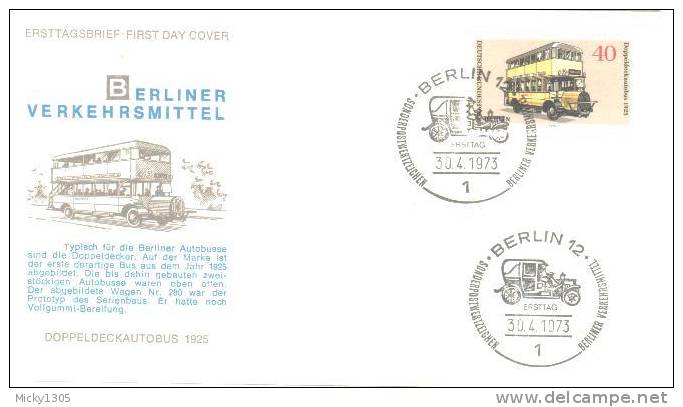 Germany / Berlin - Mi-Nr 450 FDC (q069)- - 1971-1980