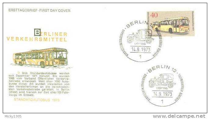 Germany / Berlin - Mi-Nr 451 FDC (q070)- - 1971-1980