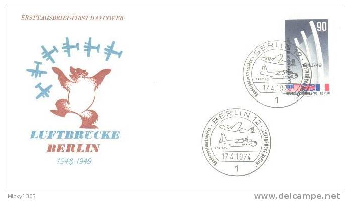 Germany / Berlin - Mi-Nr 466 FDC (q080)- - 1971-1980