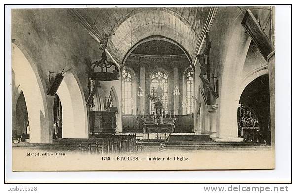 CPA 22.-ETABLES.-Intérieur De L'Eglise-MOD 474 - Etables-sur-Mer