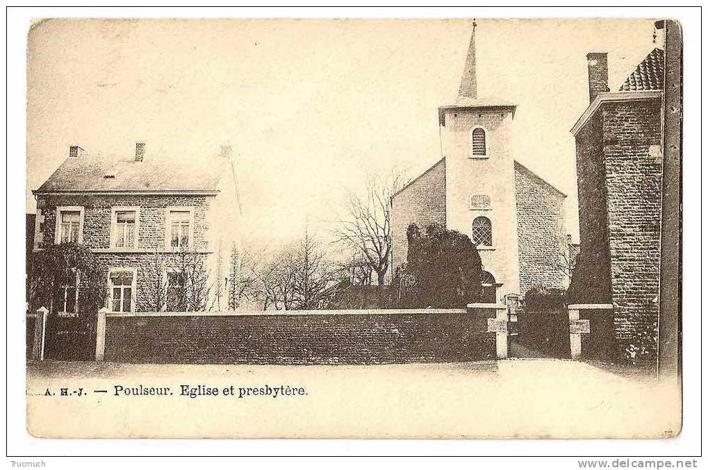 C4833 - POULSEUR - Eglise Et Presbytère - Comblain-au-Pont