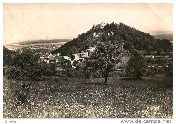 CARTE POSTALE DE FERRETTE - JURA ALSACIEN - VUE PRISE DE LA HAUTEUR DE SONDERSDORF - Ferrette