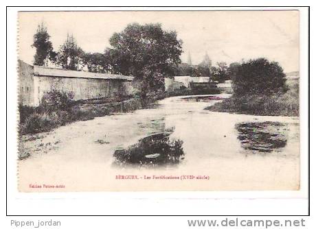 59 BERGUES * Les Fortifications * Belle CPA 1916 - Bergues