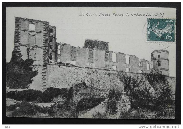 84 La Tour D'Aigues Militaria, Ruine, Chateau Ruine    D84D  C84133C RH023798 - La Tour D'Aigues