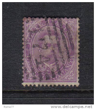 3RG53 - REGNO , 50 Cent Violetto N. 42 - Oblitérés