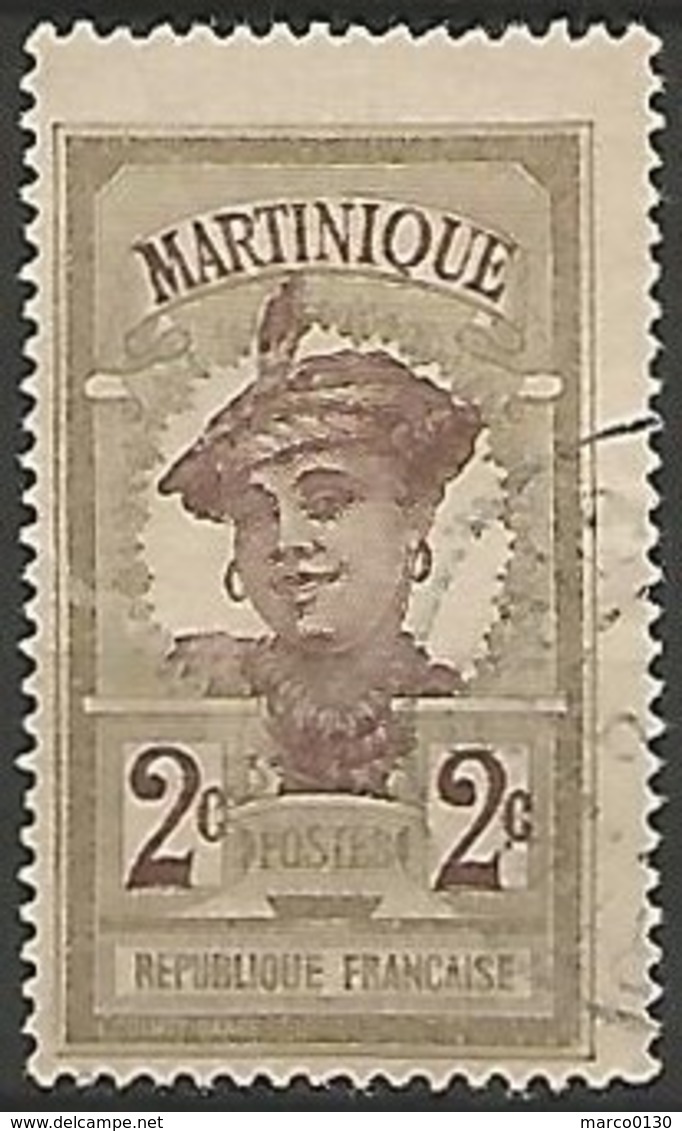 MARTINIQUE N° 62 OBLITERE - Used Stamps