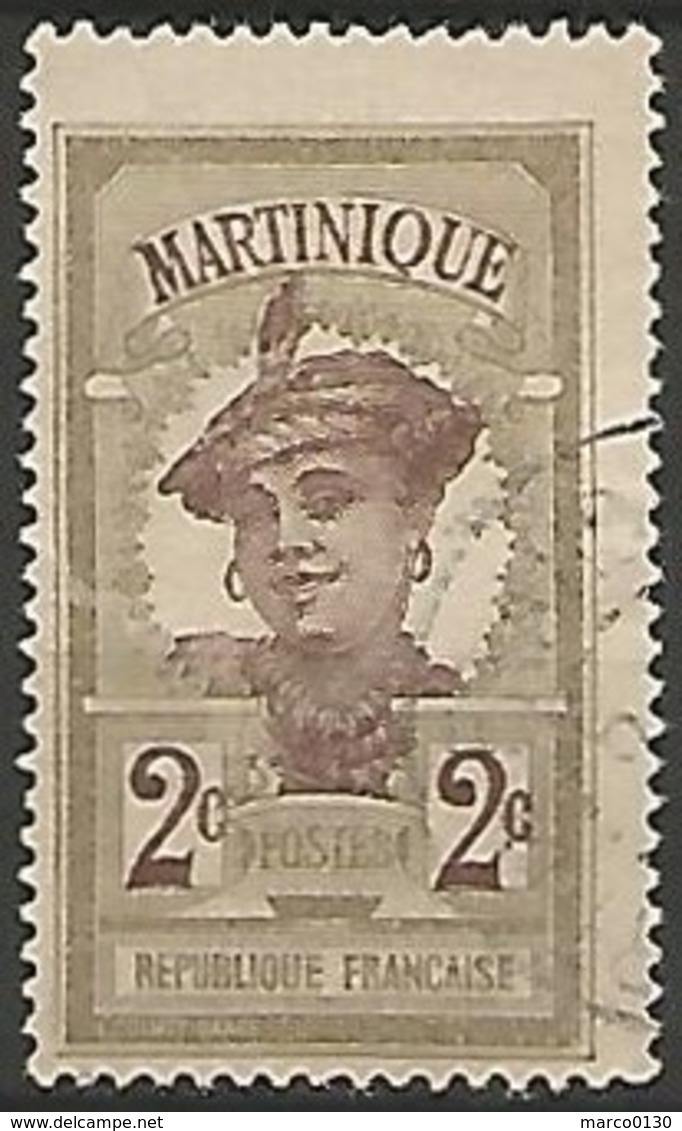 MARTINIQUE N° 62 OBLITERE - Usati