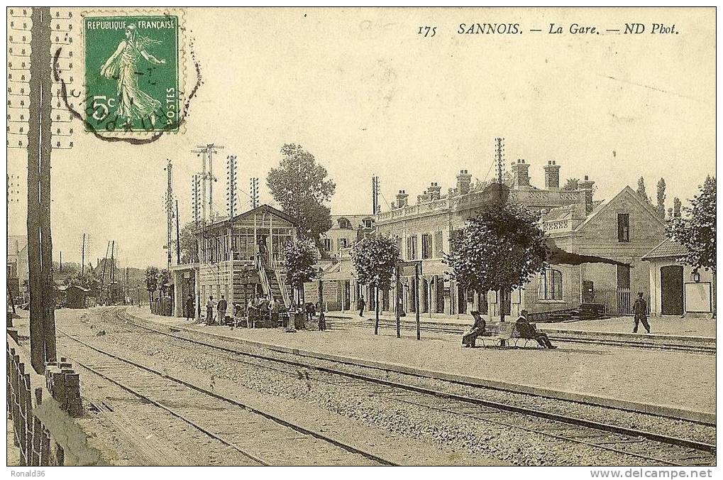 Cp 95 SANNOIS La Gare - Sannois