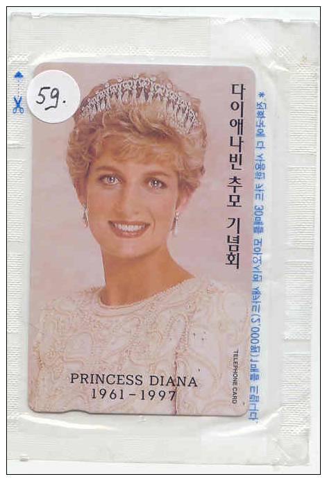 KOREA Rare Card - Lady Di - Princesse Diana - Forever England Rose - PRINCESS DIANA ( 1961 - 1997 ) - MINT Card (59) - Personen