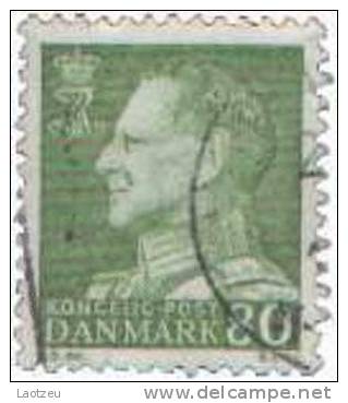 Danemark  466 (1967). - 80 Ø Frédéric IX - Gebraucht