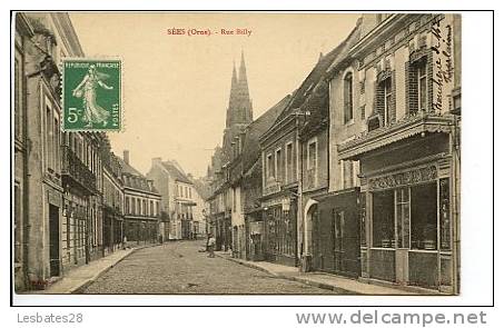 CPA 61.-SEES.-Rue Billy.-MOD 612 - Sees