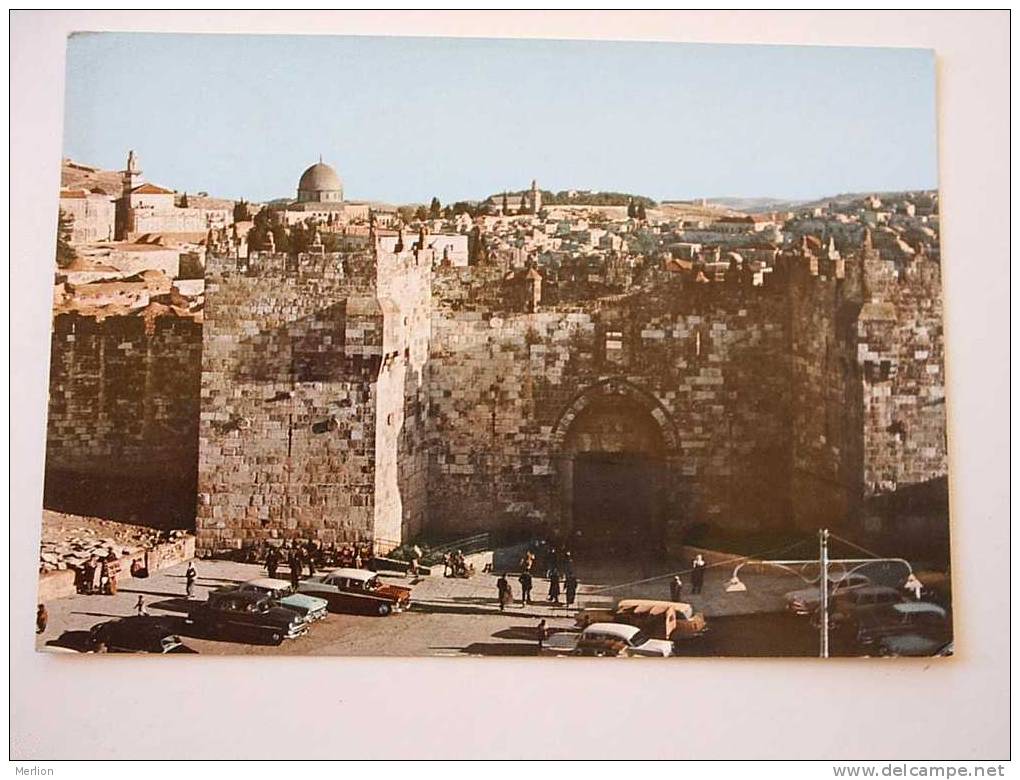 Israel - JORDAN - Damascus Gate In Jerusalem - Old Cars 1950's   VF  D28267 - Jordan