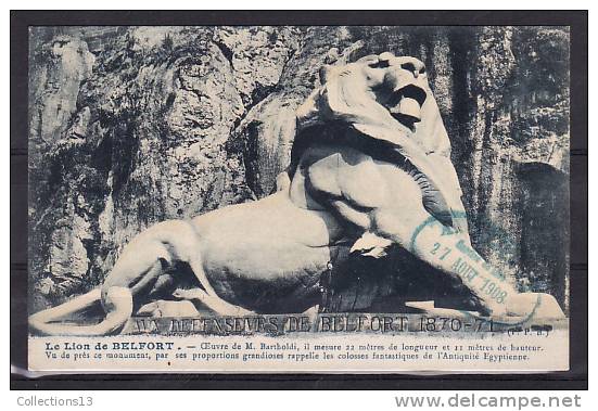 TERRITOIRE DE BELFORT - Belfort - Le Lion - Belfort – Le Lion