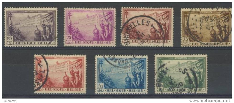 BELGIQUE        N° 356  /  362 - Used Stamps