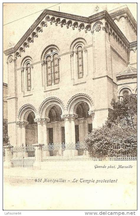 MONTPELLIER  - Le Temple Protestant - Montpellier